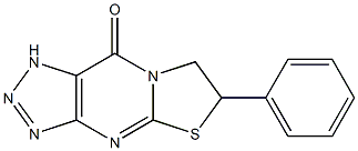 6-Phenyl-6,7-dihydrothiazolo[3,2-a][1,2,3]triazolo[4,5-d]pyrimidin-9(1H)-one 结构式