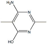 6-Amino-2,5-dimethyl-4-pyrimidinol 结构式