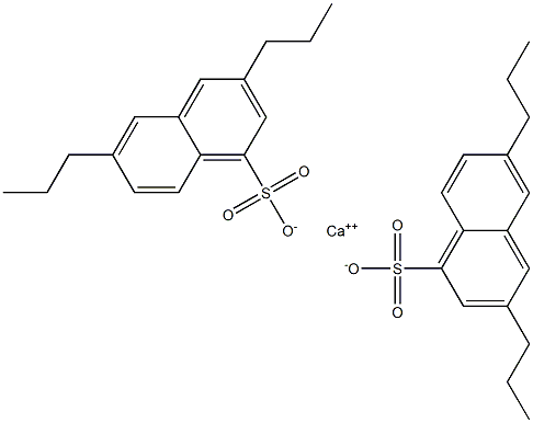 Bis(3,6-dipropyl-1-naphthalenesulfonic acid)calcium salt 结构式