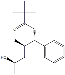 (5S)-5-[(2R,4R)-4-Hydroxypentan-2-yl]-2,2-dimethyl-5-phenylpentan-3-one 结构式