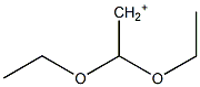 1,1-Diethoxyethylium 结构式