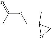 Acetic acid 2-methyloxiranylmethyl ester 结构式