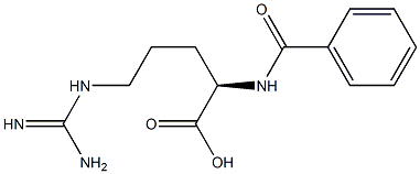 (2R)-2-(Benzoylamino)-5-guanidinopentanoic acid 结构式