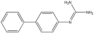 2-(Biphenyl-4-yl)guanidine 结构式