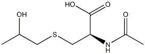 N-Acetyl-S-(2-hydroxypropyl)cysteine 结构式