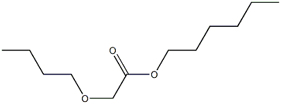 Butoxyacetic acid hexyl ester 结构式