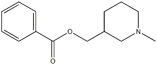 Benzoic acid [(1-methylpiperidin-3-yl)methyl] ester 结构式