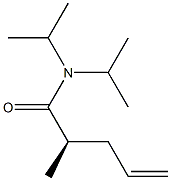 [R,(-)]-N,N-Diisopropyl-2-methyl-4-pentenamide 结构式