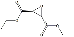 (2S,3S)-Oxirane-2,3-dicarboxylic acid diethyl ester 结构式