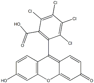 2,3,4,5-Tetrachloro-6-(6-hydroxy-3-oxo-3H-xanthen-9-yl)benzoic acid 结构式