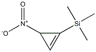 1-(Trimethylsilyl)-3-nitrocyclopropene 结构式