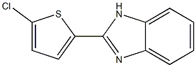 2-(5-Chlorothiophen-2-yl)-1H-benzimidazole 结构式