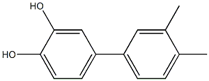 4-(3,4-Dimethylphenyl)benzene-1,2-diol 结构式