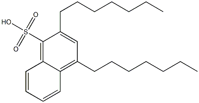 2,4-Diheptyl-1-naphthalenesulfonic acid 结构式