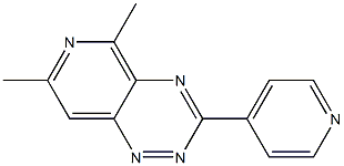 3-(Pyridin-4-yl)-5,7-dimethylpyrido[3,4-e]-1,2,4-triazine 结构式