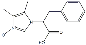 2-[(4,5-Dimethyl-1H-imidazole 3-oxide)-1-yl]-3-phenylpropanoic acid 结构式