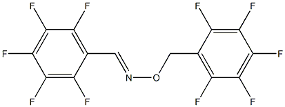 2,3,4,5,6-Pentafluorobenzaldehyde O-[(pentafluorophenyl)methyl]oxime 结构式