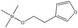 3-[2-(Trimethylsilyloxy)ethyl]furan 结构式