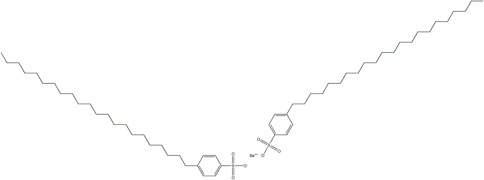 Bis(4-docosylbenzenesulfonic acid)barium salt 结构式