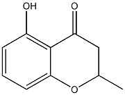 2,3-Dihydro-5-hydroxy-2-methyl-4H-1-benzopyran-4-one 结构式