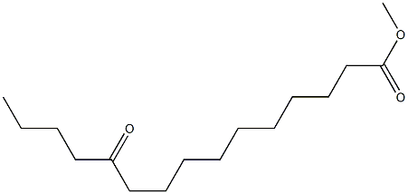 11-Oxopentadecanoic acid methyl ester 结构式