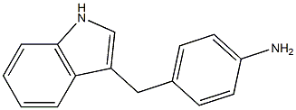 4-[(1H-Indol-3-yl)methyl]aniline 结构式