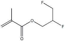 Methacrylic acid (2,3-difluoropropyl) ester 结构式
