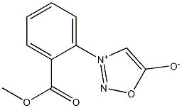 3-[2-(Methoxycarbonyl)phenyl]sydnone 结构式