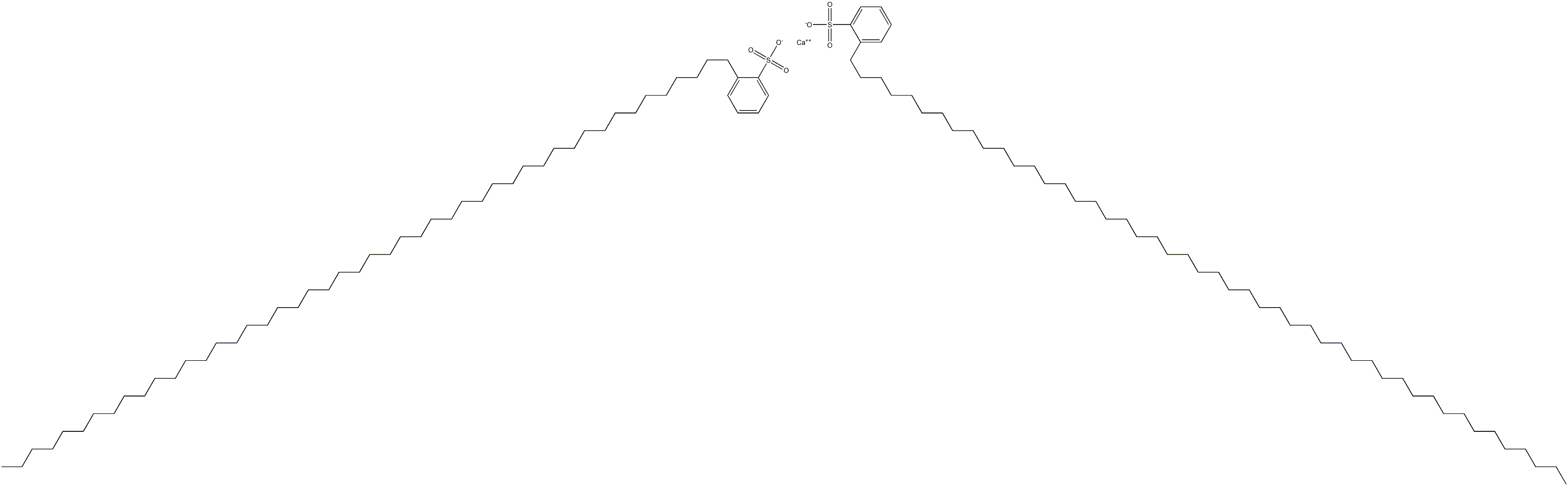 Bis[2-(octatetracontan-1-yl)benzenesulfonic acid]calcium salt 结构式