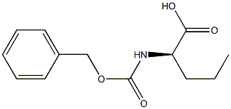 (2R)-2-(Benzyloxycarbonylamino)pentanoic acid 结构式