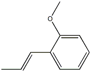 1-(1-Propenyl)-2-methoxybenzene 结构式