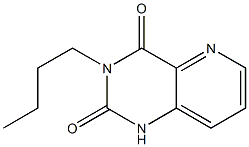 1,3-Dihydro-3-butylpyrido[3,2-d]pyrimidine-2,4-dione 结构式