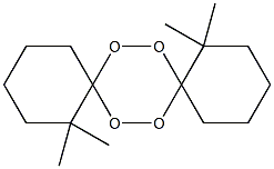 1,1,10,10-Tetramethyl-7,8,15,16-tetraoxadispiro[5.2.5.2]hexadecane 结构式