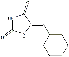 5-(Cyclohexylmethylene)imidazolidine-2,4-dione 结构式