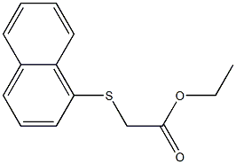 (1-Naphtylthio)acetic acid ethyl ester 结构式