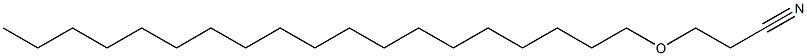 3-(Nonadecyloxy)propiononitrile 结构式