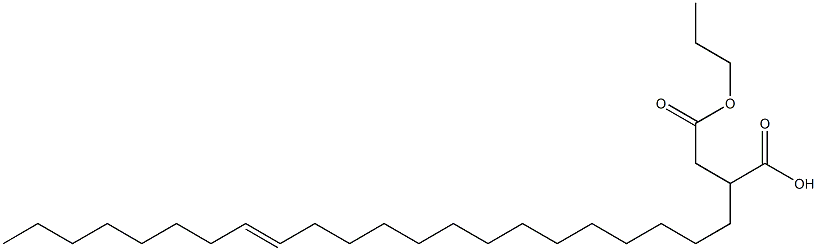 2-(14-Docosenyl)succinic acid 1-hydrogen 4-propyl ester 结构式