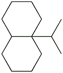 Decahydro-4a-isopropylnaphthalene 结构式