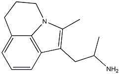 3-(2-Aminopropyl)-2-methyl-1,7-trimethylene-1H-indole 结构式