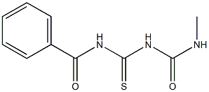 1-(Benzoyl)-5-methylthiobiuret 结构式