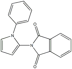 2-(1-Phenyl-1H-pyrrole-2-yl)isoindoline-1,3-dione 结构式