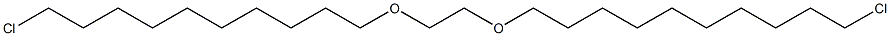 1,1'-[1,2-Ethanediylbis(oxy)]bis(10-chlorodecane) 结构式