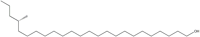 [S,(+)]-21-Methyl-1-tetracosanol 结构式