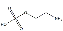 Sulfuric acid hydrogen 2-aminopropyl ester 结构式