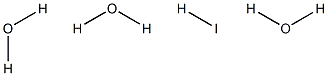 Hydrogen iodide trihydrate 结构式