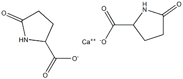 Bis[2-oxo-5-pyrrolidinecarboxylic acid]calcium salt 结构式