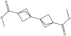 1,1'-Bibicyclo[1.1.1]pentane-3,3'-dicarboxylic acid dimethyl ester 结构式