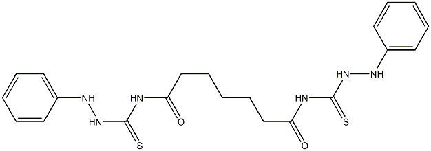 4,4'-Pimeloylbis[1-(phenyl)thiosemicarbazide] 结构式