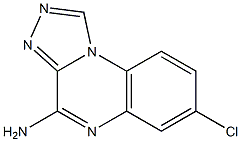 4-Amino-7-chloro[1,2,4]triazolo[4,3-a]quinoxaline 结构式