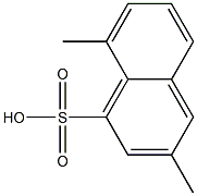 3,8-Dimethyl-1-naphthalenesulfonic acid 结构式